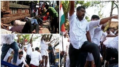 ലാത്തി ചാർജ്, ജലപീരങ്കി; പിന്വാതില് നിയമങ്ങള്ക്കെതിരെ സംസ്ഥാന വ്യാപക പ്രതിഷേധങ്ങളില് സംഘര്ഷം