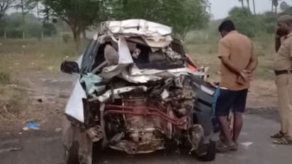 கோவிலுக்கு சென்று விட்டு திரும்பிய போது பயங்கரம்.. ஒரே குடும்பத்தை சேர்ந்த 5 பேர் உடல்நசுங்கி உயிரிழப்பு..!