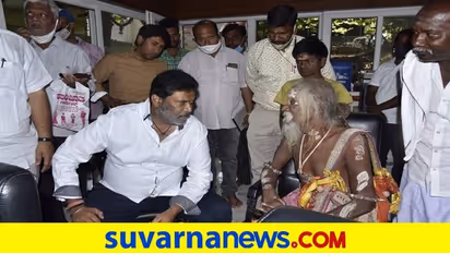 ವಿಜಯನಗರ ಜಿಲ್ಲೆ ರಚನೆಯಾದ ಬೆನ್ನಲ್ಲೇ ಸಚಿವ ಆನಂದ ಸಿಂಗ್, ನಾಗಸಾಧು ಭೇಟಿ..!