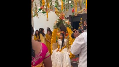 ಡಿಕೆ ಶಿವಕುಮಾರ್ ಪುತ್ರಿ ಐಶ್ವರ್ಯಾ ಅರಿಶಿನ ಶಾಸ್ತ್ರ.. ಮದುವೆಗೆ ಯಾರೆಲ್ಲ ಬರ್ತಾರೆ?