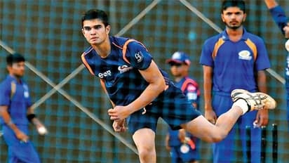 IPL 2022: வலைப்பயிற்சியில் ஸ்டம்ப்புகளை கழட்டி எறியும் அர்ஜுன் டெண்டுல்கர்..! வைரல் வீடியோ