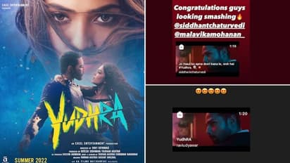 Tiger Shroff, Fatima Sana Shaikh is all praises for Siddhant Chaturvedi's Yudhra’s teaser