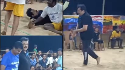 'എന്നും മലയാളികളുടെ ആവേശം'; കബഡി കളിച്ച് കയ്യടി നേടി മുകേഷ്, വീഡിയോ