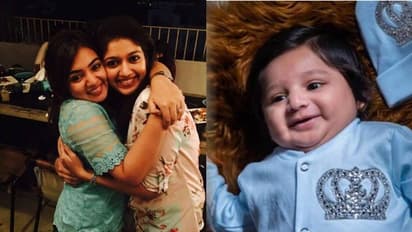 ഞങ്ങളുടെ രാജകുമാരൻ; 'ജൂനിയർ ചീരു'വിന്റെ ചിത്രങ്ങൾ പങ്കുവച്ച് നസ്രിയ