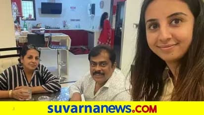 ಸಂಜನಾ ಗಲ್ರಾನಿ ನಿವಾಸಕ್ಕೆ ಕೆ.ಮಂಜು ಭೇಟಿ; ಆರೋಗ್ಯಕ್ಕೆ ಹಾರೈಸಿದ ಅಣ್ಣ!