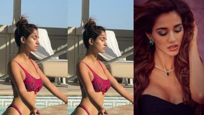 బికినీ పోజులో హీటు పెంచుతున్న దిశా పటానీ.. తట్టుకోవడం కష్టమే!