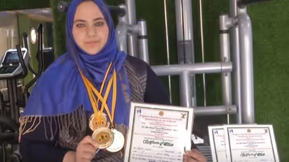 Jammu and Kashmir: Saima Ubaid chooses power lifting as her career, is an inspiration to many