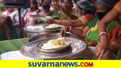 5 ರೂ. ‘ಮಾ’ ಕ್ಯಾಂಟೀನ್ ಊಟ, ಮುಖ್ಯಮಂತ್ರಿಯಿಂದ ಚಾಲನೆ!