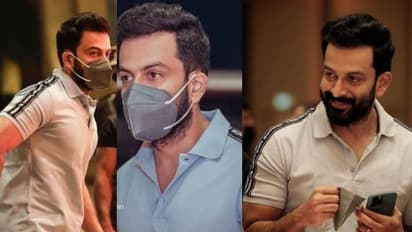 നീല ടീഷർട്ടില്‍ സ്റ്റൈലിഷ് ലുക്കില്‍ പൃഥ്വിരാജ്; വില എത്രയാണെന്ന് അറിയാമോ?