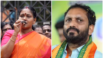 പാർട്ടി പ്രസിഡന്‍റും മുതിർന്ന വനിത നേതാവും തുറന്ന പോരിൽ, പരസ്യമായി ഏറ്റുമുട്ടൽ; ബിജെപിക്ക് തീരാ തലവേദന