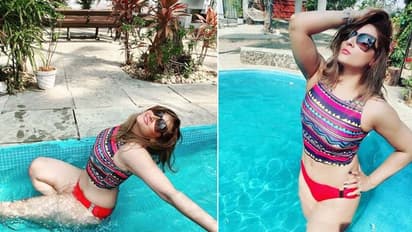 बिकनी में स्ट्रैच मार्क्स फ्लॉन्ट करती दिखी 41 की एक्ट्रेस, एक बोला- 'दो बेटे बड़े हो गए फिर भी'