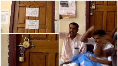 പാലക്കാട് പി എസ് സി ഓഫീസ് താഴിട്ട് പൂട്ടി കെഎസ് യു പ്രവർത്തകർ, ജീവനക്കാരെ പൊലീസ് എത്തി മോചിപ്പിച്ചു