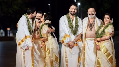 നടൻ സന്തോഷ് കെ നായരുടെ മകൾ വിവാഹിതയായി