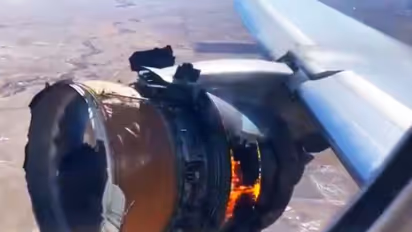Scary! A United Boeing 777-200's parts fall from the sky
