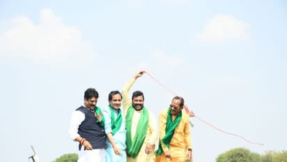 ಕಬ್ಬು ನಾಟಿ ಮಾಡಿ ಟ್ರ್ಯಾಕ್ಟರ್‌ ಓಡಿಸಿದ ಕೃಷಿ ಸಚಿವ ಪಾಟೀಲ್‌