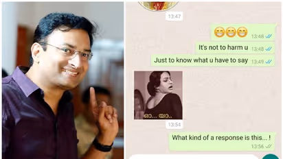 മാധ്യമപ്രവർത്തകയുടെ ചോദ്യങ്ങൾക്ക് മറുപടി അശ്ലീലച്ചുവയുള്ള സ്റ്റിക്കറുകൾ; എന്‍ പ്രശാന്ത് ഐഎഎസിനെതിരെ കേസ്