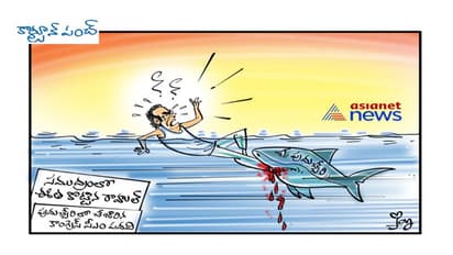 సముద్రంలో రాహుల్ స్విమ్మింగ్..!!