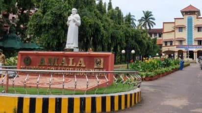 അമല മെഡിക്കൽ കോളേജ് കെട്ടിടത്തിന് മുകളിൽ നിന്ന് എംബിബിഎസ് വിദ്യാർത്ഥിനി താഴേക്ക് ചാടി