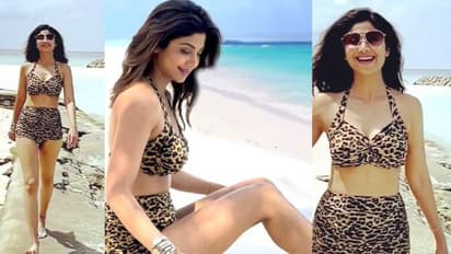 ബിക്കിനിയില്‍ 'പുളളിപ്പുലി'; പ്രിയപ്പെട്ട ബീച്ചില്‍ അവധിക്കാലം ആഘോഷിച്ച് ശില്‍പ ഷെട്ടി