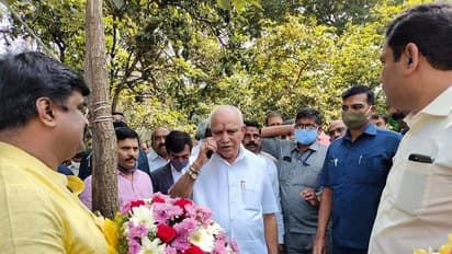 ರಾಜಹುಲಿ ಯಡಿಯೂರಪ್ಪ ಮನೆ ಮುಂದೆ ನಿಂತ ಘರ್ಜಿಸುವ ಸಿಂಹ..!