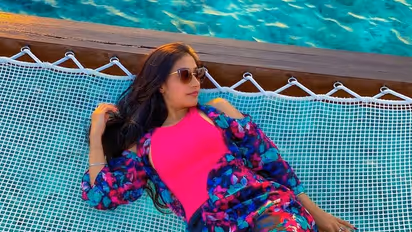 Yuzvendra Chahal's wife Dhanashree Verma presents her dancing steps on Maldives beach (Watch video)