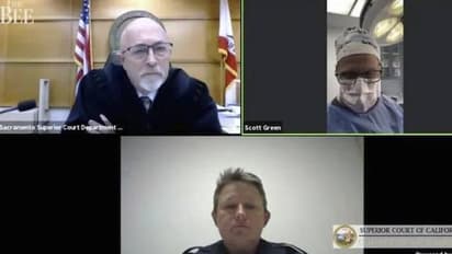 ശസ്ത്രക്രിയയ്ക്കിടെ ലൈവ് വിചാരണയ്ക്ക് ഹാജരായി ഡോക്ടര്‍; വിമര്‍ശനം