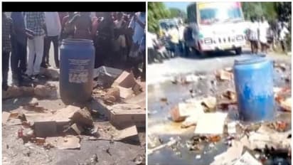 മദ്യപിച്ച് എത്തുന്ന പുരുഷന്‍മാരുടെ ശല്യം കൂടി; മദ്യവില്‍പ്പനശാല സ്ത്രീകള്‍ തല്ലി തകര്‍ത്തു