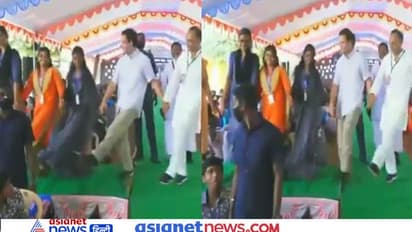 జోరు పెంచిన రాహుల్ గాంధీ... విద్యార్థులతో స్టెప్పులు.. వీడియో వైరల్..