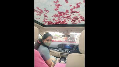 భారీ గజమాలతో...నిజాామాబాద్ లో ఎమ్మెల్సీ కవితకు ఆత్మీయ సత్కారం