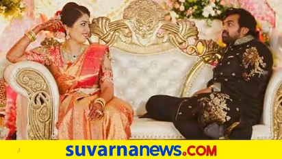 ಫನ್ನಿ ರಿಸೆಪ್ಷನ್ ಫೋಟೋ ಶೇರ್ ಮಾಡಿಕೊಂಡ ಮೇಘನಾ ರಾಜ್; ಚಿರಂಜೀವಿ ಪೋಸ್ ನೋಡಿ!