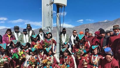 Army brings optical fiber connectivity to 2 villages near Pangong Tso in 7 days