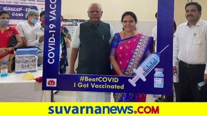 ಕೋವಿಡ್ ವ್ಯಾಕ್ಸಿನ್ ಪಡೆದ ಸಂಸದ ಸಿದ್ದೇಶ್ವರ್