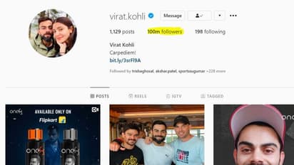 ಇನ್‌ಸ್ಟಾಗ್ರಾಂನಲ್ಲಿ 100 ಮಿಲಿಯನ್ ಫಾಲೋವರ್ಸ್ ಪಡೆದ ಮೊದಲ ಭಾರತೀಯ ಕೊಹ್ಲಿ!