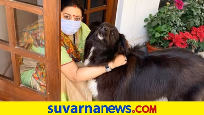 ಪ್ರೀತಿಯ ಪೆಟ್ ಜೊತೆ ಸಚಿವೆ: ಟ್ರೆಂಡ್ ಜೊತೆ ಸೇರಿದ ಸ್ಮೃತಿ ಇರಾನಿ