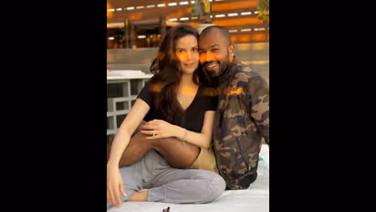 Hardik Pandya's wife Natasa Stankovic dazzles in red and wine (See pictures)