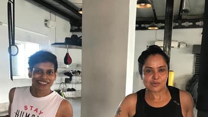 కండలు తిరిగిన దేహంతో.. కిర్రాక్‌ ఫిట్‌నెస్‌తో కేక పెట్టిస్తున్న నటి ప్రగతి.. ఆ డాన్స్ ఏంటీ అమ్మడు?