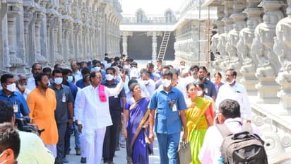 నేడు యాద్రాద్రికి కేసీఆర్.. మహాకుంభ సంప్రోక్షణ, సుదర్శన యాగంలపై సమీక్ష...