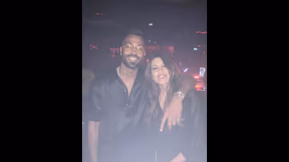 Hardik Pandya's wife Natasa Stankovic shares cute pictures with her fluffy friend