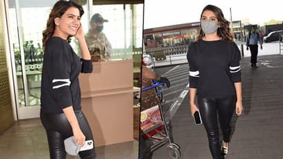 Samantha Akkineni's cool black leather pants for airport will win you over (See Pictures)