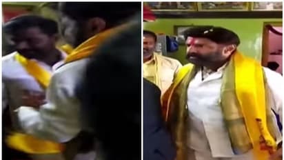 വീഡിയോ എടുത്തതിന് ആരാധകനെ തല്ലി നടന് ബാലകൃഷ്ണ