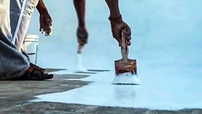 Is it a good idea to paint over water damage to your ceiling and walls?