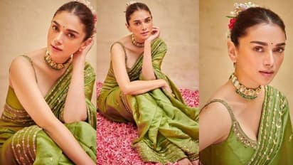 സാരിയില് അതിമനോഹരിയായി അദിതി റാവു; ചിത്രങ്ങള് വൈറല്