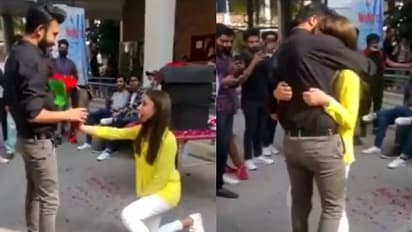 ಕಾಲೇಜ್ ಕ್ಯಾಂಪಸ್‌ನಲ್ಲಿ ಪ್ರಪೋಸ್;  ವಿದ್ಯಾರ್ಥಿಗಳಿಬ್ಬರು ಸಸ್ಪೆಂಡ್ !