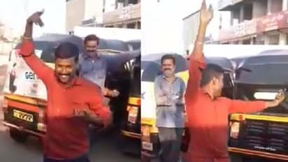 ರಸ್ತೆಯಲ್ಲಿ ಆಟೋ ಡ್ರೈವರ್ ಲಾವಣಿ ಡ್ಯಾನ್ಸ್; ಅದ್ಭುತ ಸ್ಟೆಪ್ಸ್ ವಿಡಿಯೋ ವೈರಲ್!