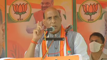Mamata Banerjee blaming BJP for leg injury is out of desperation: Rajnath Singh