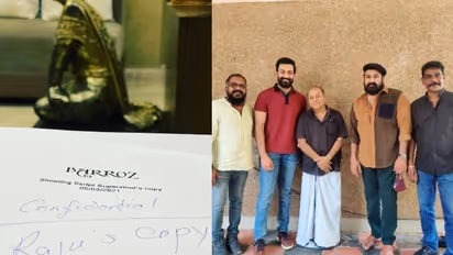 'രാജുവിന്റെ കോപ്പി'; 'ബറോസ്' തിരക്കഥ വായിക്കുന്നതിന്റെ സന്തോഷം പങ്കുവച്ച് പൃഥ്വിരാജ്