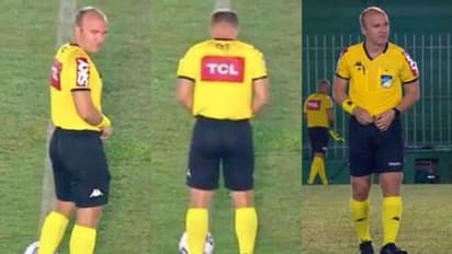 মাঝ মাঠে দাঁড়িয়েই প্রস্রাব করলেন রেফারি, আজব কাণ্ড ব্রাজিল ফুটবলে, দেখুন ভাইরাল ভিডিও