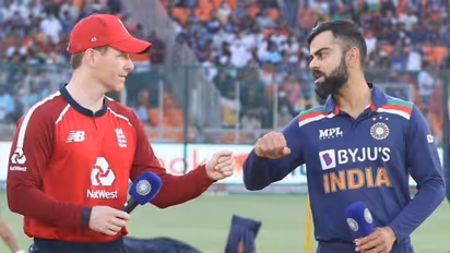 INDvsENG: టాస్ గెలిచిన ఇంగ్లాండ్... ఇషాన్ కిషన్ స్థానంలో సూర్యకుమార్ యాదవ్..