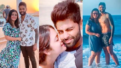 భార్యను ముద్దాడిన సూర్యకుమార్ యాదవ్... అభిమానులు ఫిదా..!