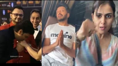హీరోయిన్‌ని ముద్దు పెట్టుకున్న రితేష్‌ దేశ్‌ముఖ్‌.. ఇంటికెళ్లి ముక్కు పగులగొట్టిన జెనీలియా.. వైరల్‌